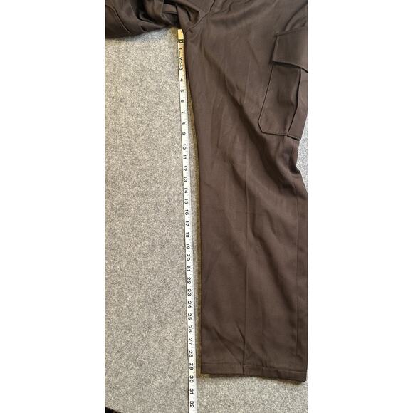 NEW MENS BLAUER 8980 CARGO POCKET RAYON POLYESTER PANTS BROWN 38X30 - Picture 4 of 11